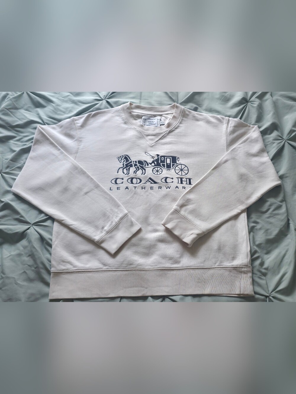Coach Horse And Carriage Crewneck Sweatshirt Size SMALL